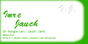 imre jauch business card